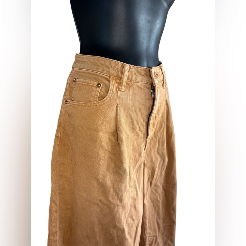 Anthropology Pilcro The Breaker Barrel Leg Jeans sz 29 copper shade preloved - Picture 10 of 14